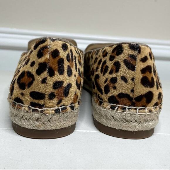 New Sole Society 'Sammah' Leopard Animal Print Espadrilles Size 10 - Picture 5 of 6
